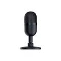 Razer Seiren Mini USB Streaming Microphone: Precise Supercardioid Pickup Pattern - Professional Recording Quality - Ultra-Compact Build - Heavy-Duty Tilting Stand - Shock Resistant - Classic Black RZ19-03450100-R3U1