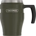 THERMOS Stainless King Vacuum-Insulated Travel Mug, 16 Ounce, Army Green