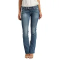 Silver Jeans Co. Women's L12607SJL245 Tuesday Low Rise Slim Bootcut Jeans, Blue, 29
