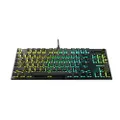 ROCCAT Vulcan TKL Pro Tenkeyless Linear Optical Titan Switch PC Gaming Keyboard with Per-Key AIMO RGB Lighting, Anodised Aluminium Top Plate, and Detachable USB-C Cable - Black