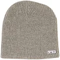 NEFF Daily Heather Beanie Hat for Men and Women, Grey/White, One Size
