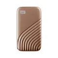 Western Digital WDBAGF0020BGD-WESN My Passport™ SSD, 2TB, Gold Color, USB 3.2 Gen-2, 1050MB/s (Read) and 1000MB/s (Write)
