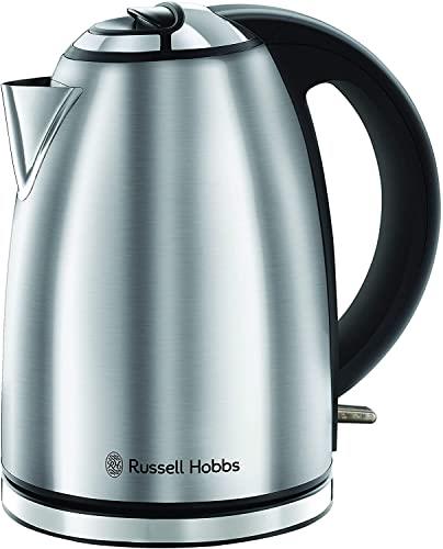 Russell Hobbs RHK142 Montana Electric Kettle, 1.7 L Capacity, Quiet Boil Technology, Stainless Steel