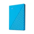 WD 1TB My Passport Portable External Hard Drive with Backup Software and Password Protection, Blue - WDBYVG0010BBL-WESN