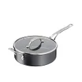 TEFAL Jamie Oliver by Tefal Cooks Classic Non-Stick Induction Hard Anodised Sautepan + Lid 26cm, H9123344