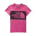 The North Face Kids GIRLS' SHORT SLEEVE GRAPHIC TEE, Mr. Pink, QXS