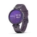 Garmin Lily, Stylish Fitness Smartwatch, Midnight Orchid Bezel with Deep Orchid Case and Silicone Band, Dark Purple, 1 inch (010-02384-02)