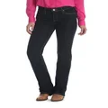 Wrangler Women s Cowgirl Cut Ultimate Riding Q-Baby Midrise jeans, Dark Dynasty, 26W x 34L UK