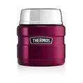 Thermos Stainless King Food Flask, Stainless Steel, Raspberry, 9.4 x 9.4 x 14.2 cm - 470 ml
