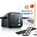 Plustek OpticFilm 8200i AI - 35mm Film & Slides Scanner. IT 8 Calibration Target + SilverFast Ai Studio 9, 7200 dpi Resolution 64Bit HDRi, Mac/PC