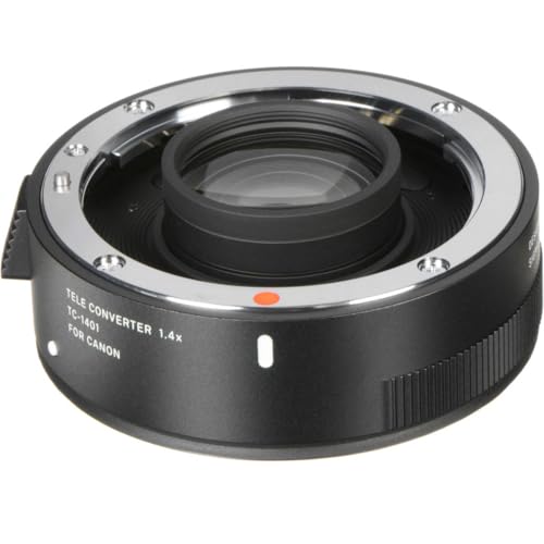 Sigma 4879954 Sigma TC-1401 1.4X Teleconverter for Canon Adapters & Converters, Black