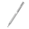 Adonit Pro 4 (Silver) Luxury Capacitive Stylus Pen, High Sensitivity Fine Point and Precision,Stylus for iPad, Air, Mini, Android, iPhone, Touch Screen Devices Tablet, Smartphone
