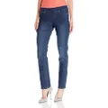 Jag Jeans Women's Peri Pull-On Straight Leg Jean in Comfort Denim, Anchor Blue, 2