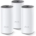 TP-Link Deco AC1200 Whole Home Mesh Wi-Fi (3-Pack), Up to 1167 Mbps, Parental Controls, Seamless AI Roaming, Gaming & Streaming, Smart Home, Compatible with Starlink (Deco M4(3-pack))