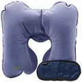 Korjo Snooze Cushion, for Travel, Included Sleeping Maskent air Loss. It Comes with a Bonus Free Sleeping mask.