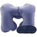 Korjo Snooze Cushion, for Travel, Included Sleeping Maskent air Loss. It Comes with a Bonus Free Sleeping mask.