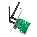 TP-Link 300Mbps Wireless N PCI Express Wifi Adapter, Up to 300Mbps, MIMO, Advanced Security, Low-Profile Bracket Included, Supports Windows and Linux (TL-WN881ND)