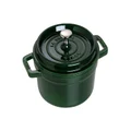 staub La Cocotte Round 40509-818 Pico Cocotte Round Basil Green, 7.1 inches (18 cm), Both Hands, Enameled Pot, Induction Compatible, Japanese Authentic Product