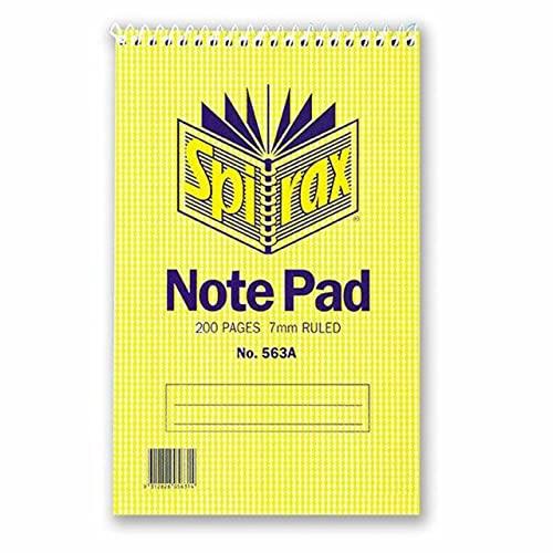 Spirax 563A Top Opening Reporters Notebook