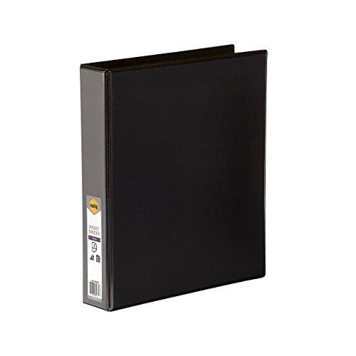 MARBIG(R) 5413002B Clearview Insert Binder A4 3D Ring 38Mm Black