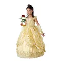 Rubie's Girl's Belle Collectors Edition Costume, Child Juniors, Multicoloured (Multicoloured), Medium UK