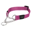 Rogz Control Obdeience Chain Dog Collar Pink Large