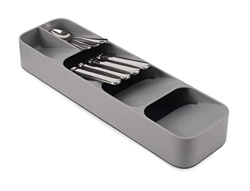 Joseph Joseph DrawerStore Compact Cutlery Drawer Organiser tray, Grey