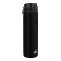 ion8 Quench Bottle 1000 ml, Durable Water Bottle, Leakproof Sport Flask with Fast Flow for Rapid Hydration, BPA Free Plastic Bottle with Carrying Loop and Flip Lid (colour: black)
