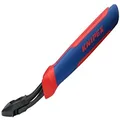 Knipex 7422250SBA 10-Inch High Leverage Angled Diagonal Cutters - Comfort Grip