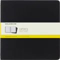 Moleskine Cahier Notebook - Set of 3 - Grid - Extra Large - Black, (QP322)