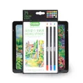 Crayola Signature Blend & Shade Coloured Pencils, 24 Assorted Colours, Professional Quality, Premium Embossed Storage Tin, Perfect for detailed illustrations or shading and blending art work!