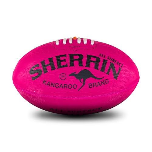 Sherrin AFL KB Synthetic Supergrip Football Pink