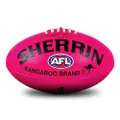 Sherrin Kangaroo Brand Synthetic AFL Football, Pink, Size 4