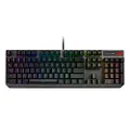 ASUS ROG Strix Scope RX Gaming Mechanical Keyboard, Red Optical Switches, USB 2.0 Passthrough, 2X Wider Ctrl Key, Aura Sync, Armoury Crate RGB Lighting, Black