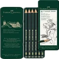 Faber-Castell - Castell 9000 Art Set Pencil (Pack of 6), Green