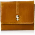 Timberland Womens Leather Rfid Flap Wallet Clutch Organizer, Cognac (Buff Apache), One Size