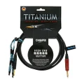 Klotz TI0300PSP 3m Titanium Supreme Guitar Cable with Neutrik Silent Plug Technology (TI-0300PSP)