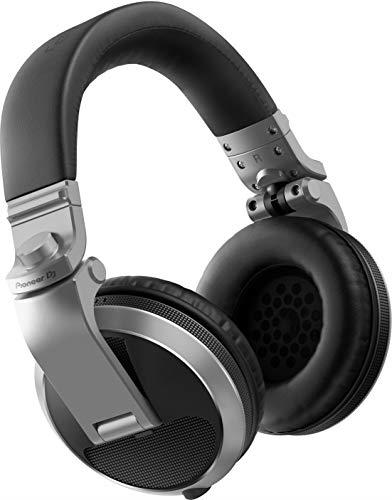 Pioneer DJ HDJ-X5 Over-Ear DJ Headphones, Silver