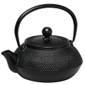 Avanti Hobnail Cast Iron Teapot, Black, 15104