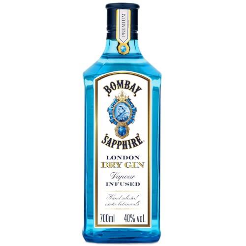 Bombay Sapphire Premium Distilled London Dry Gin, 40% ABV, 70cl /700ml, Vapour Infused With 10 Hand Selected Exotic Botanicals