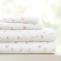 Linen Market 4 Piece Queen Sheets Set (Pink Floral) - Sleep Better Than Ever with These Ultra-Soft & Cooling Bed Sheets for Your Queen Size Bed - Deep Pocket Fits 16" Mattress