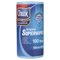 Chux Original Superwipes Handy Perforated Roll, Superfast Drying and Ideal for Everyday Use, 56cm x 30cm Sheets, 100 Count