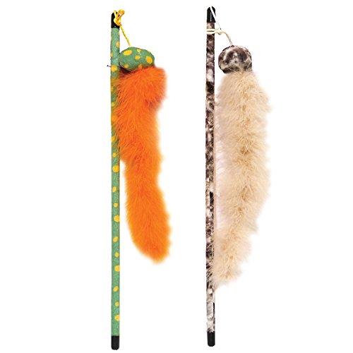 Rosewood 11530 Jolly Moggy Feather Boa Cat Toy