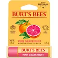 Burt's Bees 100% Natural Origin Moisturising Lip Balm, Pink Grapefruit with Beeswax & Fruit Extracts, 1 Tube, 4.25g