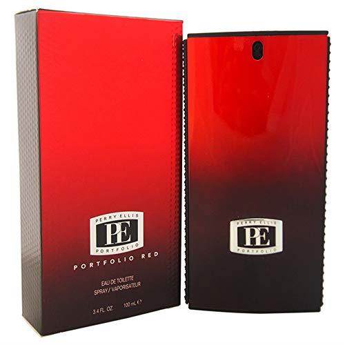 Perry Ellis Perry Ellis Portfolio Red for Men 3.4 oz EDT Spray, 100 ml Pack of 1