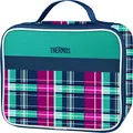 Thermos Single Compartment Soft Lunch Kit, Gingham and Plaid Green, N217095006AUS