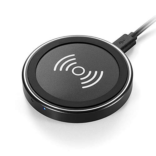 Anker Wireless Charger Charging Pad for iPhone 8/8 Plus, iPhone X, Galaxy Note 5, S7/S7 Edge/S6/S6 Edge/S6 Edge Plus, Nexus 4/5/6/7, Lg G3 and Other Devices ?No Adapter?