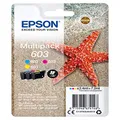 Epson 603 Starfish Genuine Multipack, 3-Colours Ink Cartridges, Amazon Dash Replenishment Ready