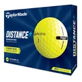 TaylorMade Golf TM21 Distance Golf Ball, Yellow