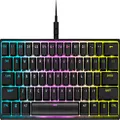 CORSAIR K65 RGB Mini 60% Mechanical Wired Gaming Keyboard – Cherry MX RED Linear Switches – PBT Double-Shot Keycaps – iCUE Compatible – QWERTY UK – PC, Mac, Xbox – Black